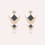 Emblem Black Diamond Earrings