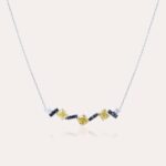 Daily Dazzle Diamond Necklace with fancy Black and Yellow