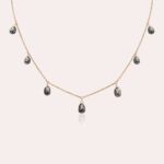 Daily Dazzle Fancy  Black Diamond Necklace
