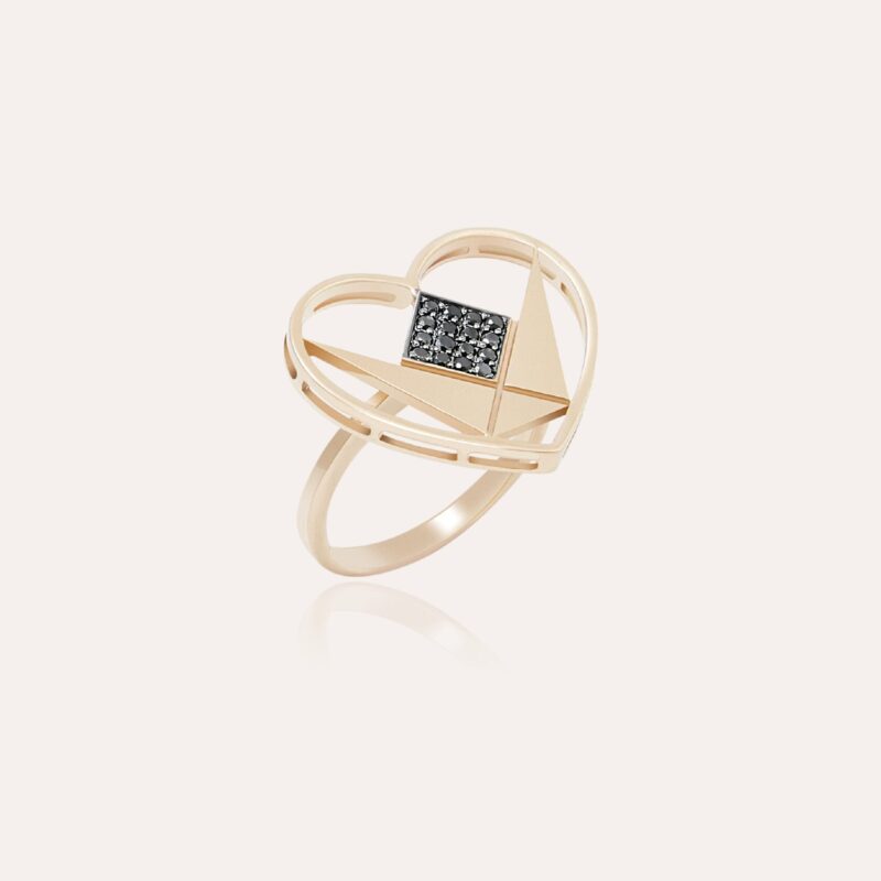 Emblem Heart Diamond Ring