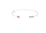 Classic Gold Bracelet with Ruby and Sapphire