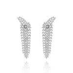 Classic Diamond Earrings with Pear Diamond