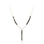 Classic Fancy Black Diamond Necklace