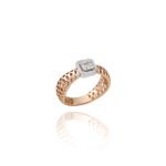Daily Dazzle Diamond Ring with Baguette