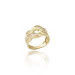 Chain Diamond Ring