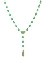 Daily Dazzle Diamond Necklace with Emerald