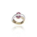 Daily dazzle Diamond Ring with Colored Stones