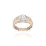 Daily Dazzle Diamond Ring with Baguette