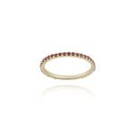 Classic Gold Ring with Ruby