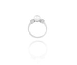 Daily Dazzle Diamond Ring with Pearl