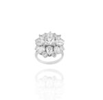 Classic Diamond Ring with Princess and Pear