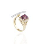 Daily Dazzle Diamond Ring with Precious Colors