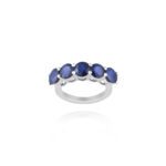 Classic Gold Ring with Sapphire