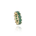 Classic Gold Ring with Emerald