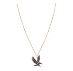 Daily Dazzle Diamond Eagle Necklace with Fancy Diamond