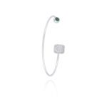 Classic Diamond Bracelet with Emerald