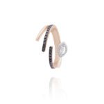 Classic Diamond Ring with Marquise and Black Diamond