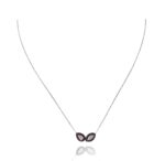 Daily Dazzle Necklace Marquise and Pear Diamond with Black Diamond