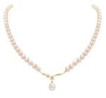 Daily Dazzle Diamond Necklace with Pearls