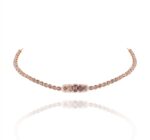 Daily Dazzle Diamond Choker Necklace with Brown Diamond