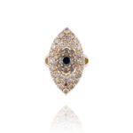 Daily Dazzle Ring with Fancy Brown and Black Diamond