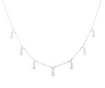 Classic Diamond Necklace with Princess