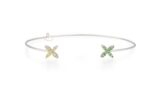 Classic Gold Bracelet with Precious Colors