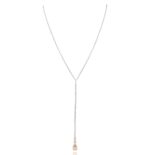 Classic Diamond Necklace with Baguette Diamond