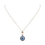 Evil Eye Diamond necklace with Black Diamonds