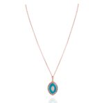 Daily Dazzle Necklace Fancy Brown Diamond with Colored Stones