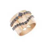 Classic Fancy Black Diamond Ring