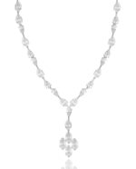 Classic Diamond Necklace with Marquise