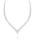 Bridal Necklace with Marquise Diamond