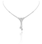 Classic Diamond Necklace with Marquise