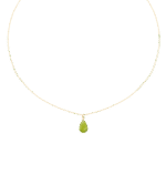 Daily Dazzle Gold Necklace with Precious Colors