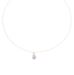 Daily Dazzle Gold Necklace with Precious Colors