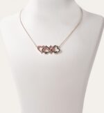 Cards Black Diamond Necklace with Ruby