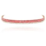 Daily Dazzle Diamond Choker Necklace with Ruby