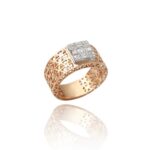 Daily Dazzle Diamond Ring with Baguette