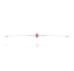 Daily Dazzle Diamond Bracelet with Ruby