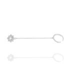 Emblem Diamond Single Earring
