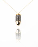 Bullet Black Diamond Necklace