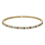 Daily Dazzle Diamond Choker with Precious Stones