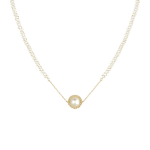 Daily Dazzle Gold Necklace with Pearls