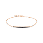Classic Bracelet with Black Diamond