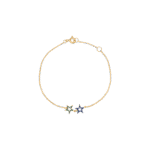 Daily Dazzle Gold Stars Bracelet with Enamel