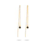 Daily Dazzle Gold Earrings with Colored stones