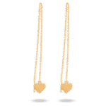 Daily Dazzle Summer Heart Gold Earrings