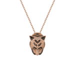 Daily Dazzle Diamond Necklace with Black Diamond and Emerald