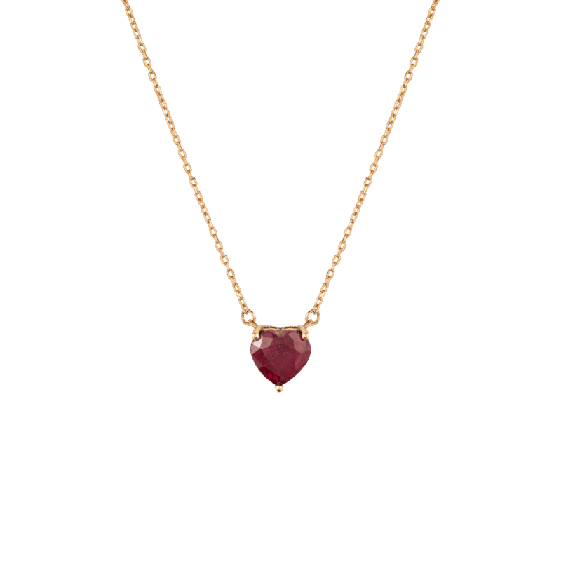 Heart Necklace, Heart shaped diamond, Black diamonds